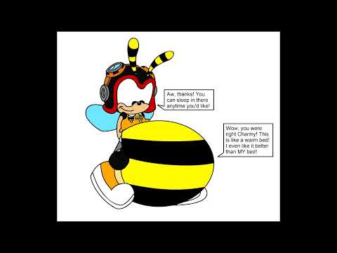 Cream, Tails and Charmy Eating