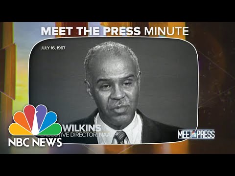 Meet the Press minute: NAACP leader calls for police reform in 1967.
