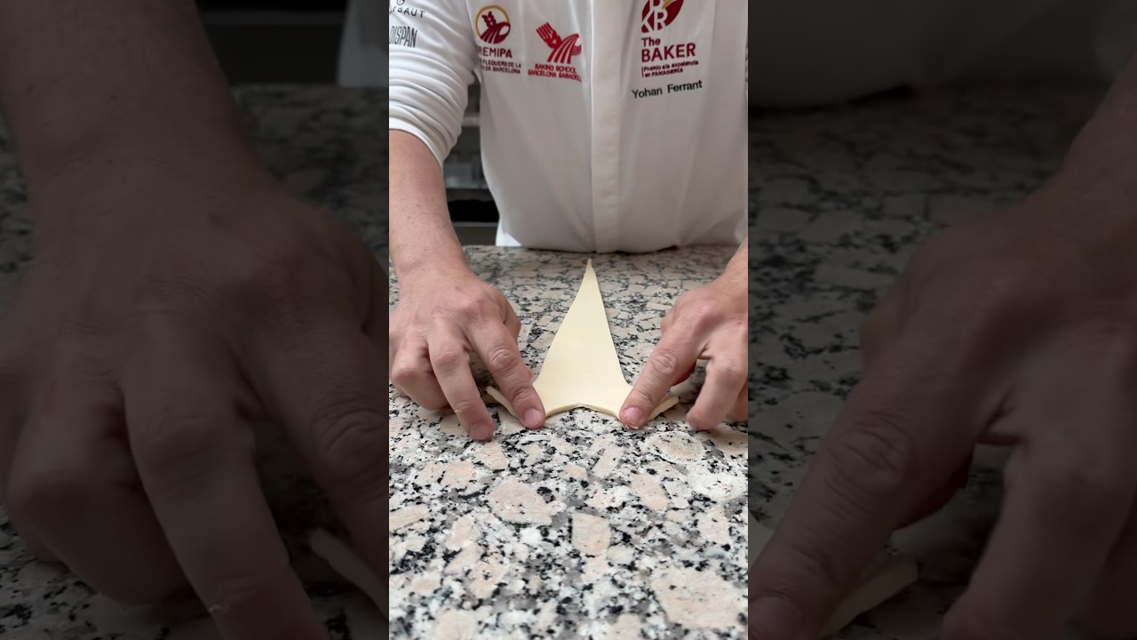 Amazing croissant shaping 🥐 with the GOAT Yohan Ferrant 