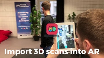 3D scans into AR