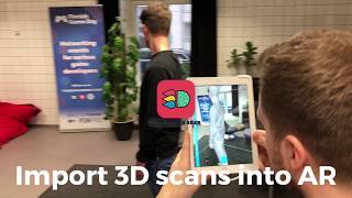 3D scans into AR