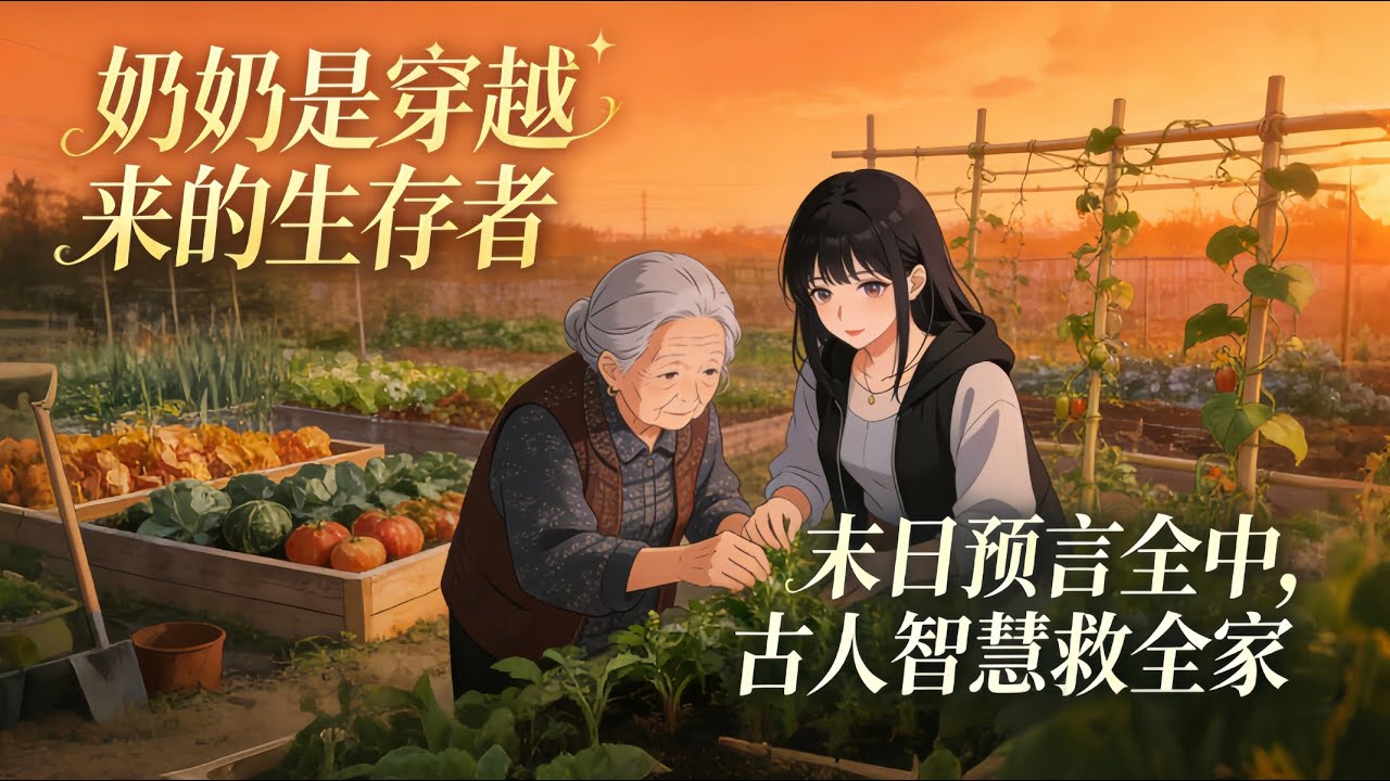 【🔮 75歲奶奶突自曝是「穿越者」！】3年後全球大饑荒，她靠「古法醃菜種田」帶全家活成末世贏家！🌾💥
