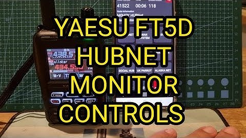 YAESU FT5D - Hubnet Monitor and Control(g7rpg node)