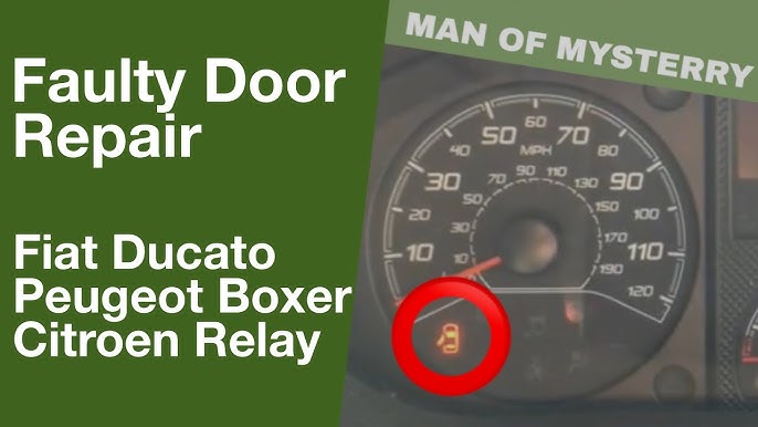 How to manually lock the doors on a Fiat Ducato after disconnecting the  battery 