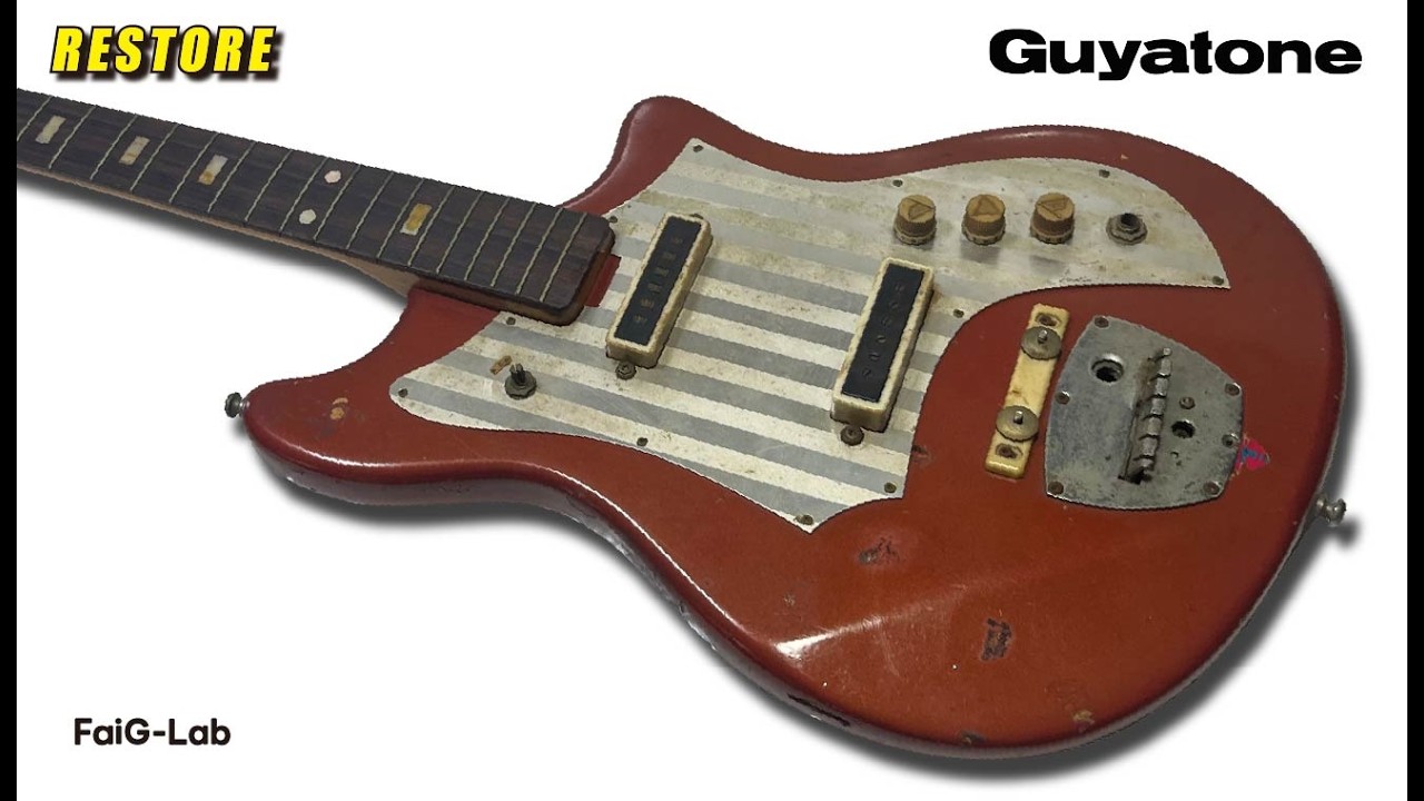 レストア】1960年代Guyatoneを修復しました｜ Guyatone LG80T - YouTube