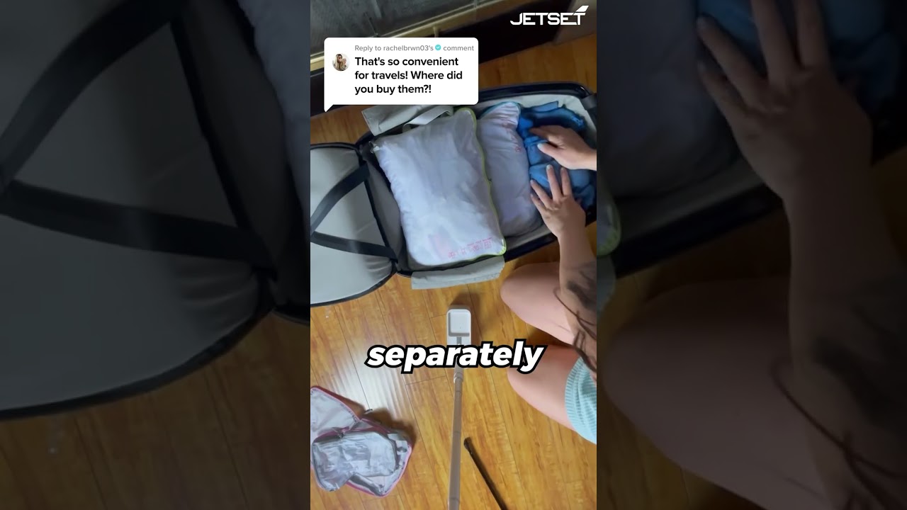 Are you an overpacker?! Time to get your JetSet Prestige packing Cube