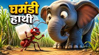 The Arrogant Elephant and the Ant | The Elephant & Ant Story | Hindi Stories | Hindi Fairy Tales
