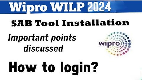 #44 Wipro Wilp 2024 || SAB Tool Installation & Complete Process Guidance @bkp_joblink