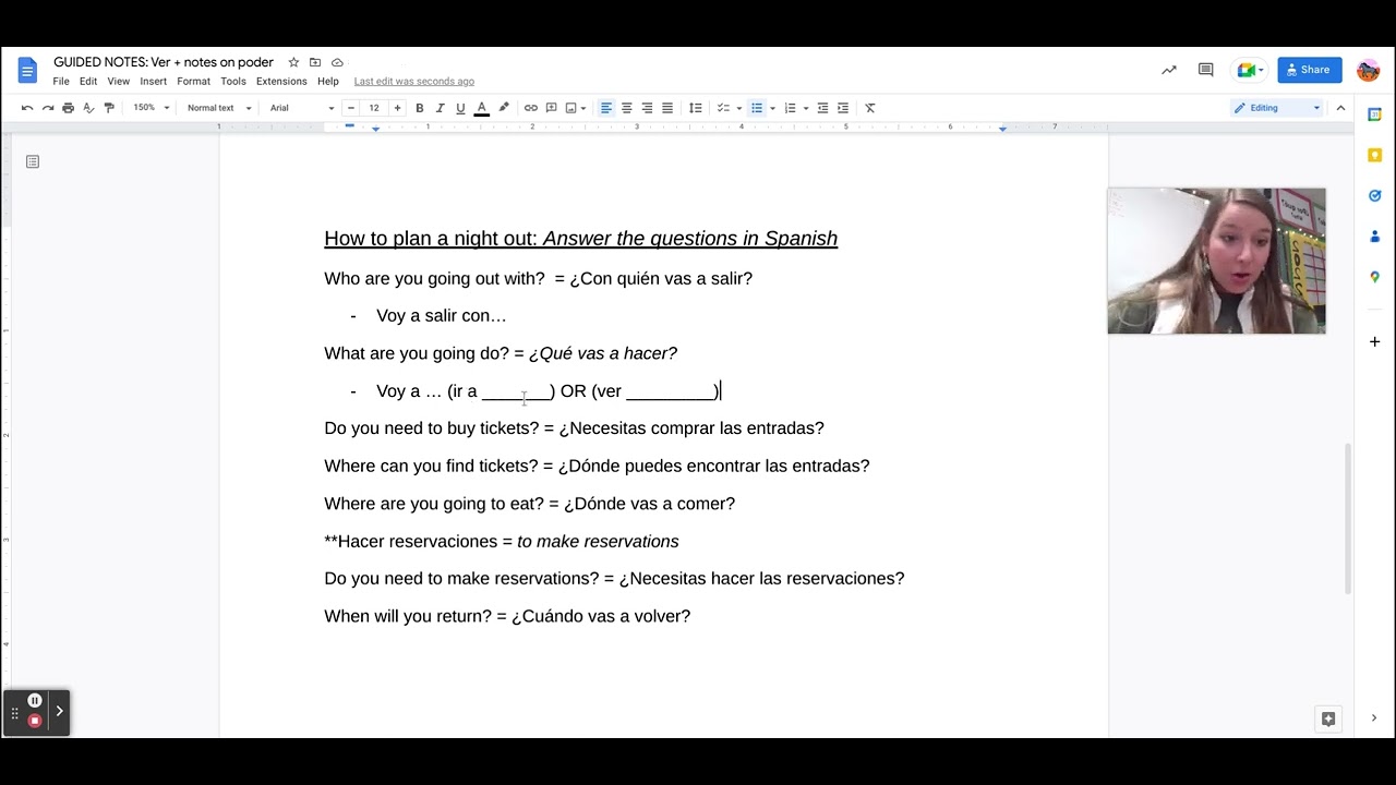 Planning a night out