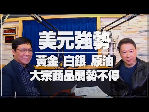 '21.08.23【豐富│財經一路發】資深期貨分析師林昌興談「美元強勢，黃金、白銀、原油大宗商品弱勢不停」