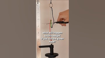 What happens if you cut the green rope?