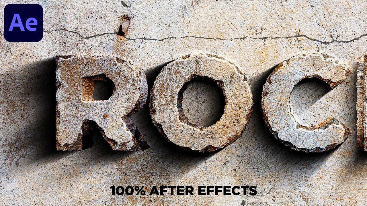 Textured Text Effects in After Effects: Step-by-Step Tutorial - YouTube