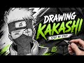 How to Draw Kakashi Hatake | Easy Anime Drawing Tutorial