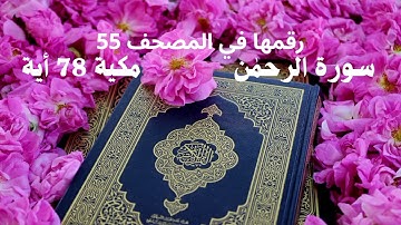 تلاوة مؤثرة من سورة الرحمن كاملة بصوت الشيخ ماهر المعيقلي | Quran and Mariam 