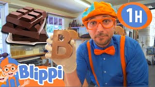 Blippi Makes Chocolate and Popsicles! | 1 HOUR BEST OF BLIPPI FOOD | Blippi Toys: Educational Videos
