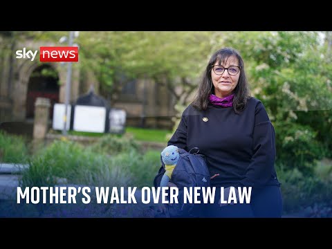 Mother of arena bomb victim walks to Downing Street to demand new law.