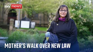 Manchester Arena bombing: Mother walks to Downing Street to demand new law