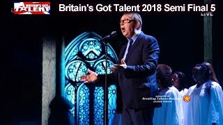 Video thumbnail of "Father Ray Kelly "Go Rest High On That Mountain"  Britain's Got Talent 2018 Semi Finals 5 BGT S12E12"