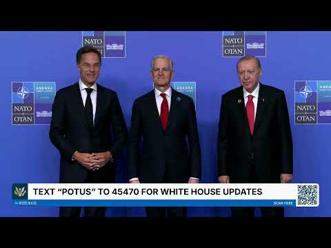 President Trump Participates in an Official Welcome and NATO Family Photo