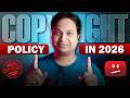 Copyright Strike &amp; Copyright Claim kya hota hai? YouTube Copyright Policy 2026