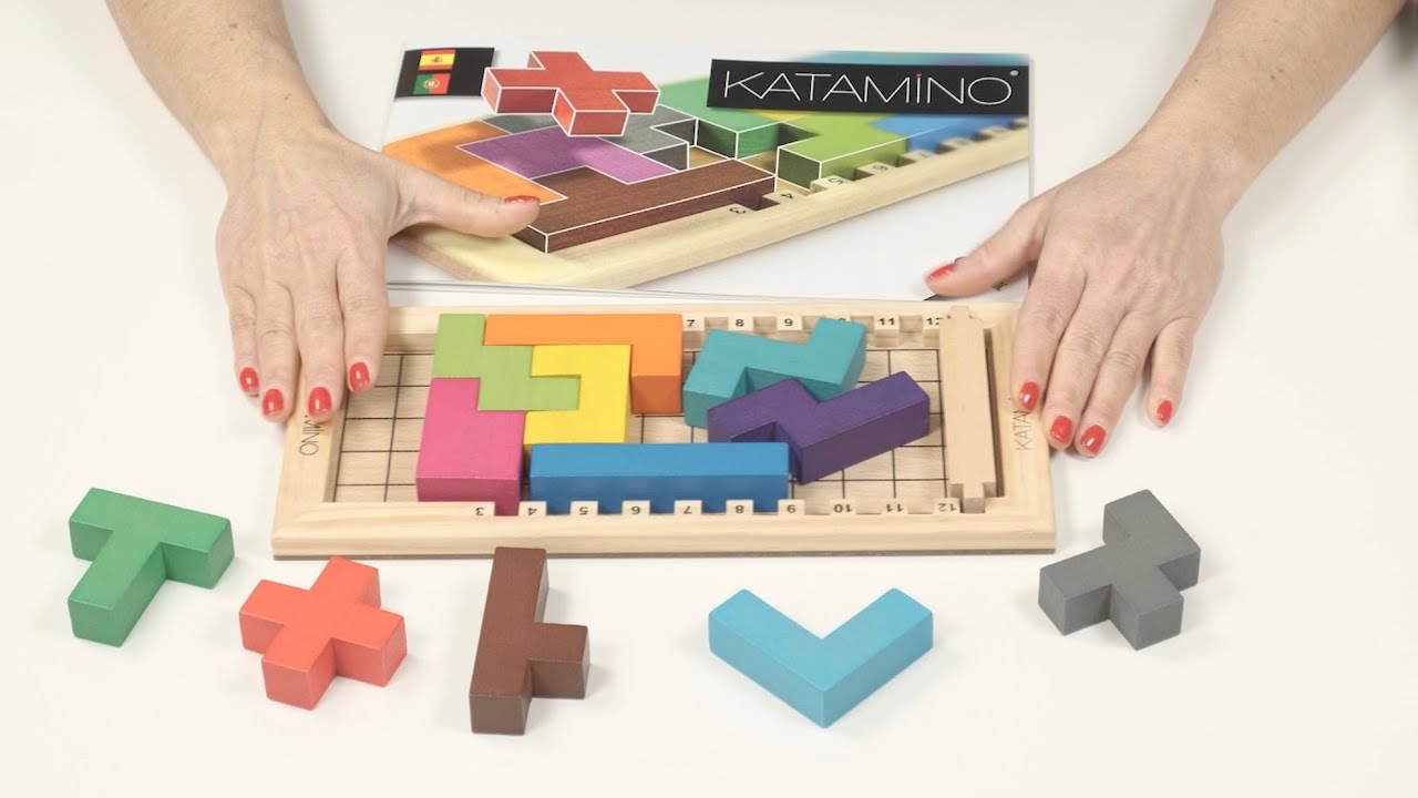 Katamino: Juego de lógica y geometría ambientado en los pentominós