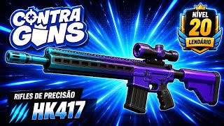 🎯 HK417 NÍVEL 20 | A MELHOR RIFLE DE PRECISÃO DO CONTRA GUNS? screenshot 1