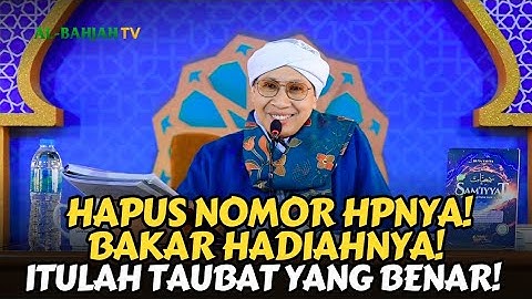 Begini seharusnya Taubat dan Melupakan Mantan Pacar | Buya Yahya
