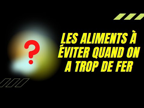 🔴hémochromatose, quels aliments éviter quand on a trop de fer ?