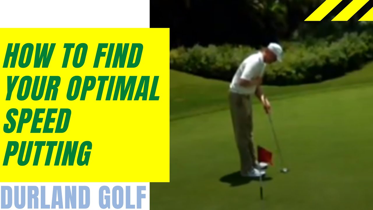 GOLF TIP How To Find Your Optimal Speed Putting YouTube