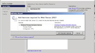 Add role windows server 2008