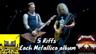 5 Best RIFFS on each METALLICA Album