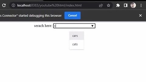 datalist search option (autocompleate suggestion) in HTML NetBeans