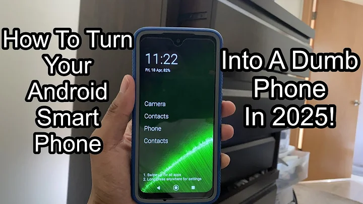 How to turn your android smartphone into dumb phone in 2025!