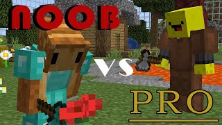 Minecraft Pro vs OP Noob - Minecraft Duels