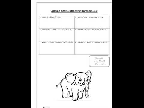 Grade 8 Unit 8 - Algebraic expressions continued - YouTube