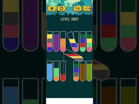 water sort puzzle - level 3807