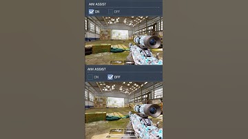 Aim Assist Setting Comparison - CODM #shorts #codm #codmobile #mobilegaming #fps #settings #aim