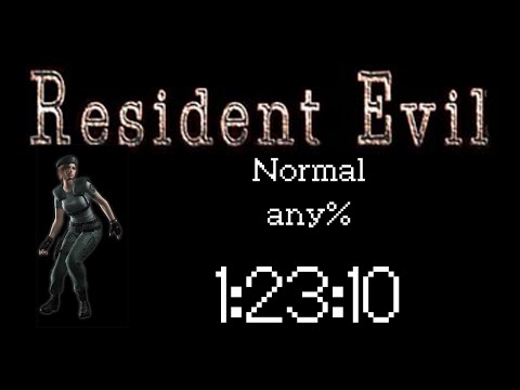 Resident Evil HD Remaster (PC 60FPS) Speedrun - Jill Normal any% - 1:23:10