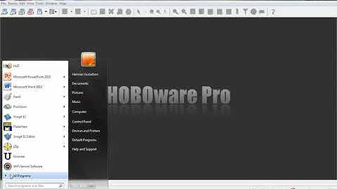 Onset HOBOware Pro Software  How to configure communicattion with a serial based loggers