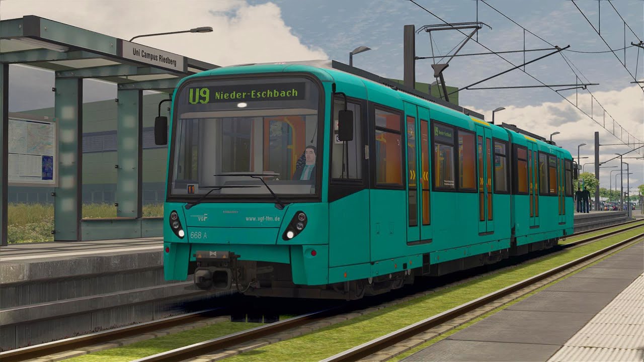 LET`S TEST Train Simulator 2015 / U9 nach Nieder-Eschbach / Frankfurter U-Bahn