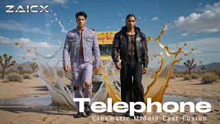 LADY GAGA & BEYONCE - TELEPHONE (ZAICX MALE COVER) | CINEMATIC MIDDLE EAST FUSION 