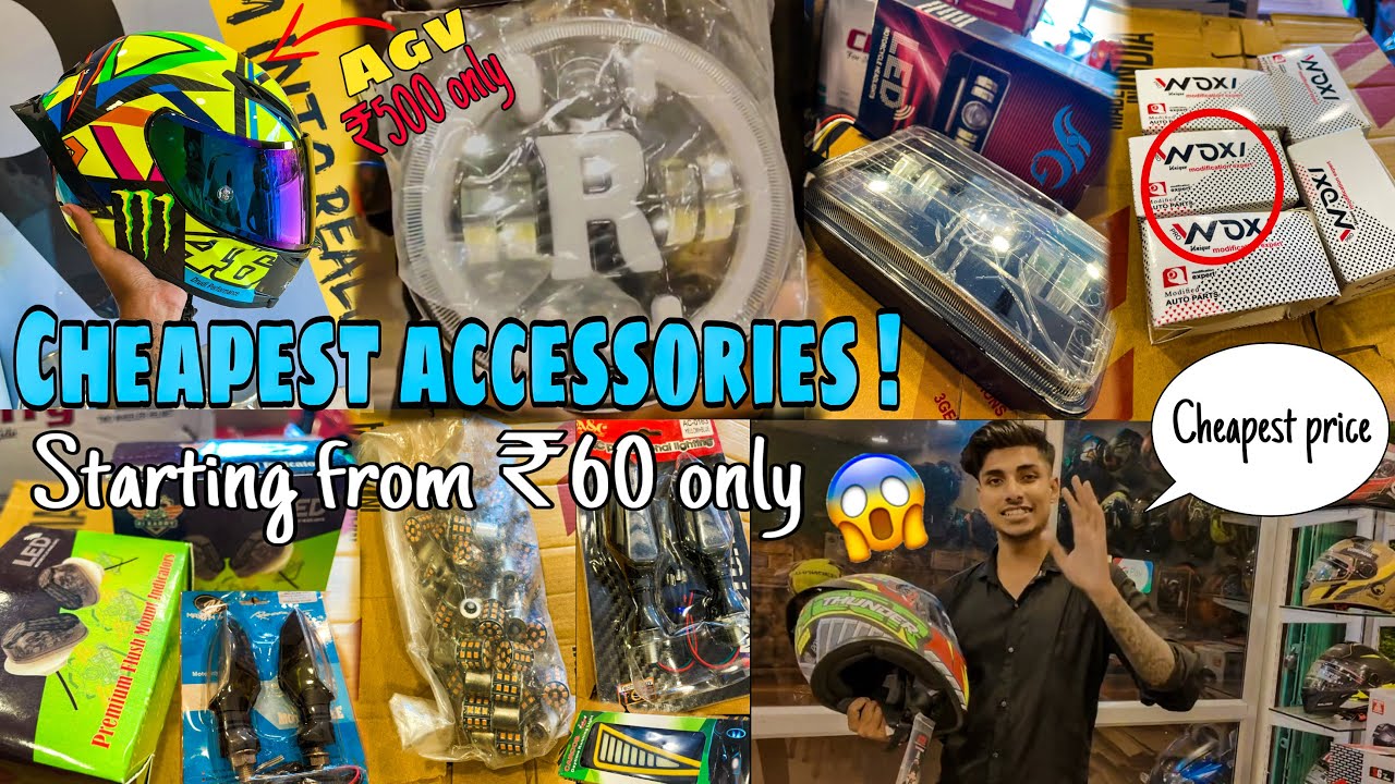 Kolkata’s Cheapest Bike Accessories Market Starting From ₹99 Only 😱