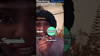 Ranking riyi jones language core