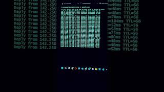 🖥️CMD Trick: Unlimited Ping with ping -t google.com 🚀  #cmd #terminal #cmdtricks #commandprompt