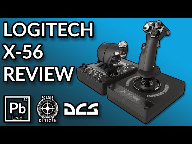 logitech G X56 H.O.T.A.S Throttle and Joystick Flight Simulator