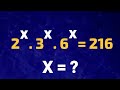 Exponential Problem| Math Olympiad Question | Can You Solve This?