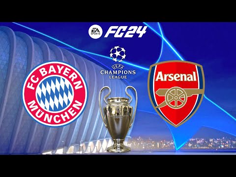 FC 24 | Bayern Munchen vs Arsenal - UEFA Champions League UCL Quarter-Final - PS5™ Gameplay