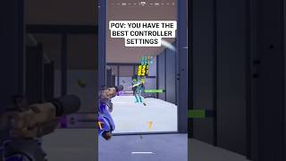 POV: YOU HAVE THE BEST CONTROLLER SETTINGS #fortnite #shorts #ps5 #xbox #fortnitechapter6