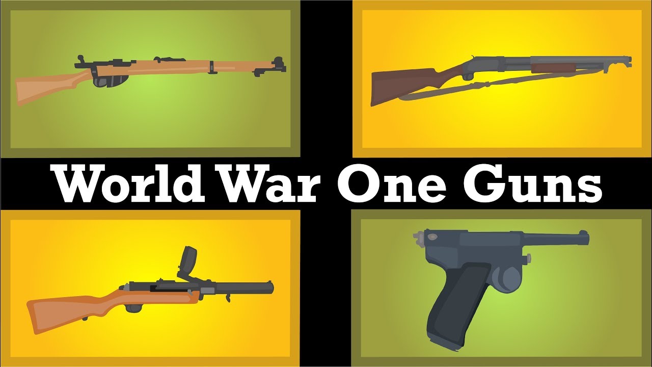 Guns of World War One (Great War) History YouTube