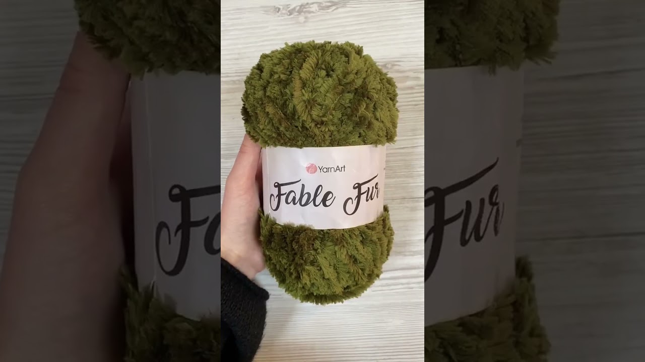 YarnArt Fable Fur, Хаки №982 - купить интернет-магазин товаров для